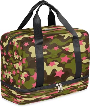 Sports Tote Gym Bag Military Camouflage 