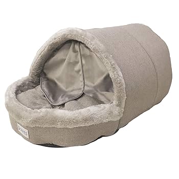 犬用ベッド グレー 約90cm x 40cm md-20552s.jpg