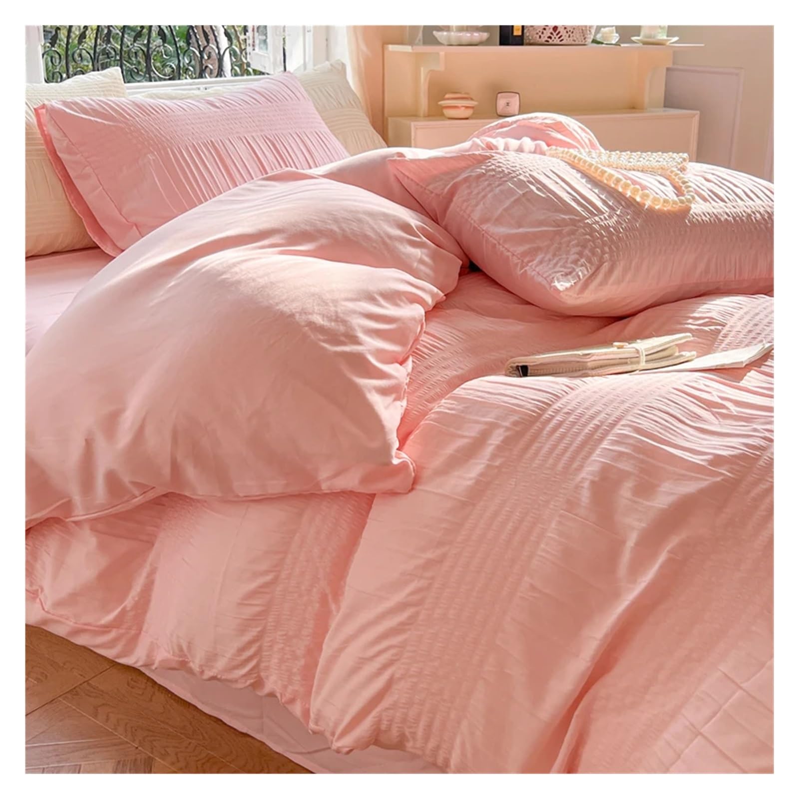 Housse de couette en coton brodé coréen pour une chambre cocooning