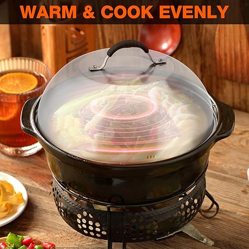 Miniatura 5 de only fire Chesse - Cúpula fundidora de Chesse, cubierta de vapor redonda resistente de 9 y 12 pulgadas, accesorios de parrilla de acero inoxidable