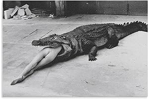 XIEBIXIAN Helmut Newton Vintage Poster: Canvas Print for Artistic Decor