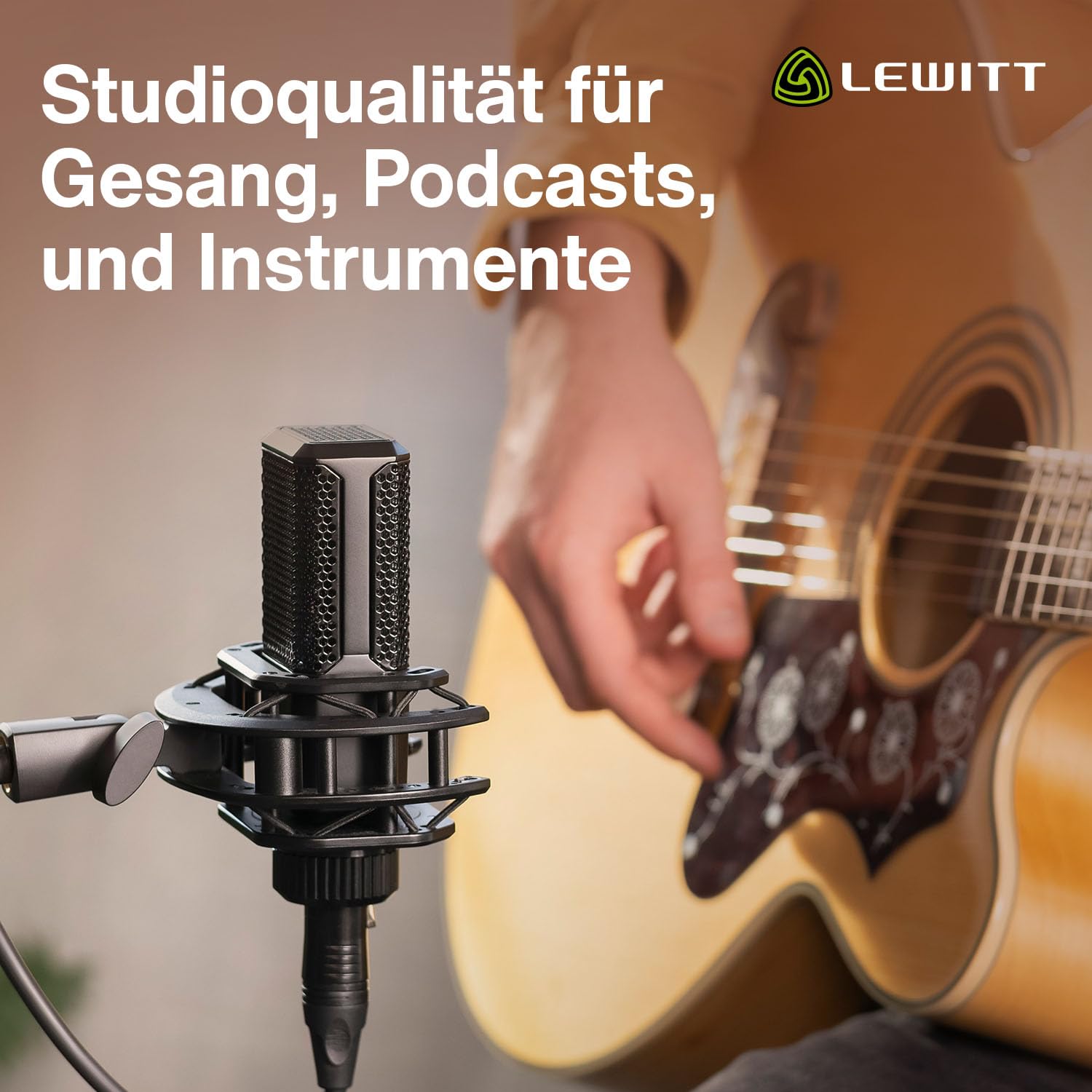 LCT 440 Pure - XLR-Kondensatormikrofon mit 1" Kapsel - Ideal für Gesang, Instrumente, Podcasting & Streaming - Inklusive Mikrofonspinne, Popschutz, Windschutz & Transporttasche
