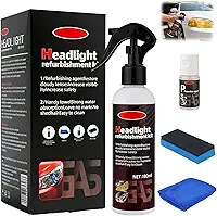 Kit de restauração de farol, kit de polimento de restauração de farol de carro, kits de limpeza e restauração de farol, limpador de farol de carro rápido e fácil, polimento de farol de carro