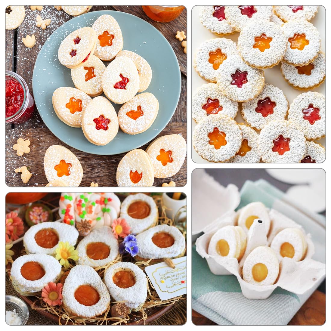 Stampini Biscotti Pasqua 9 Pezzi - Acciaio Inox Per Uova, Coniglietti E Forme Pasquali - Per Biscotti, Fondant E Dolci - Foto 13