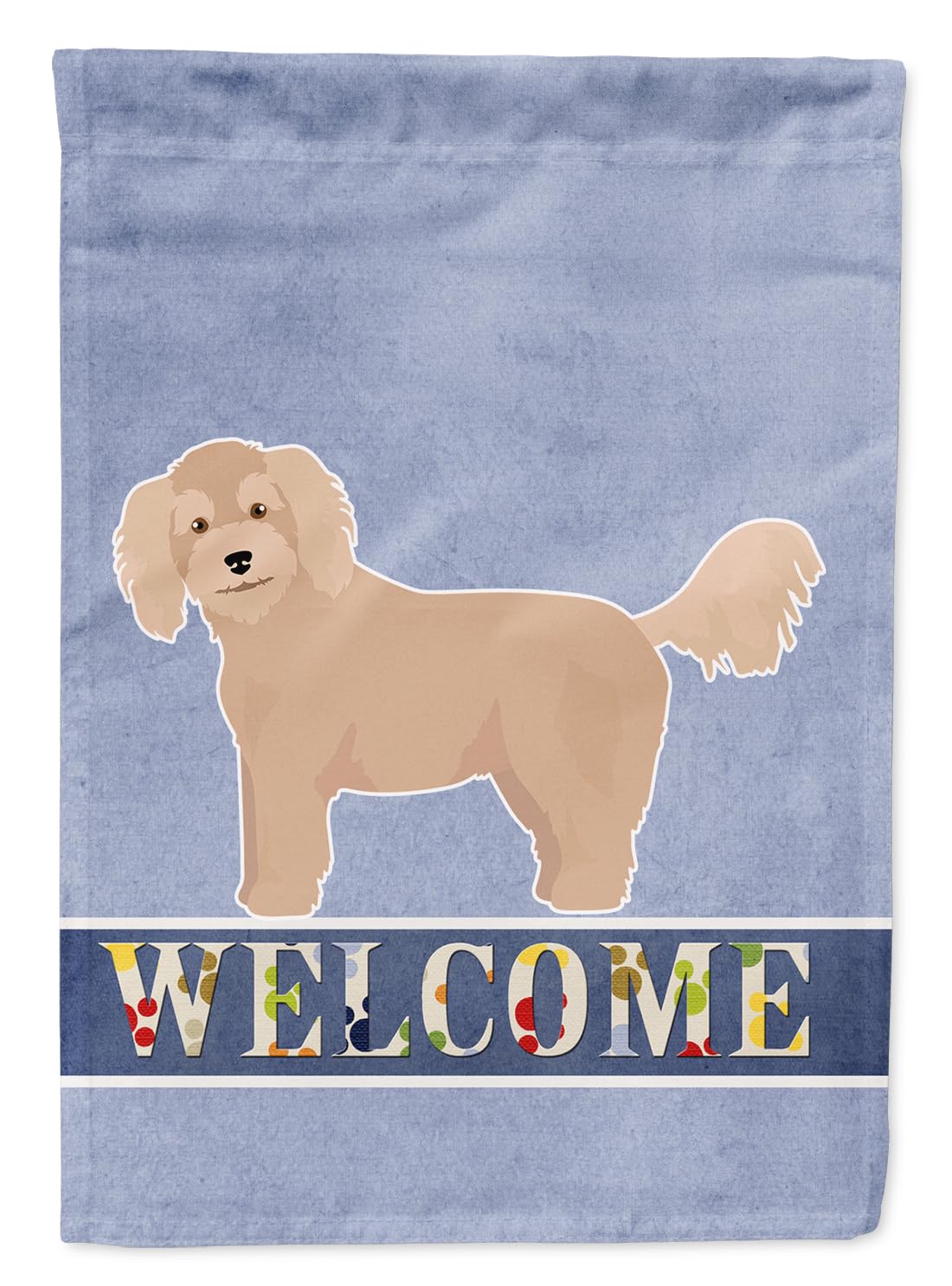 Drapeau Bichpoo de jardin pour personnaliser votre entrée extérieure