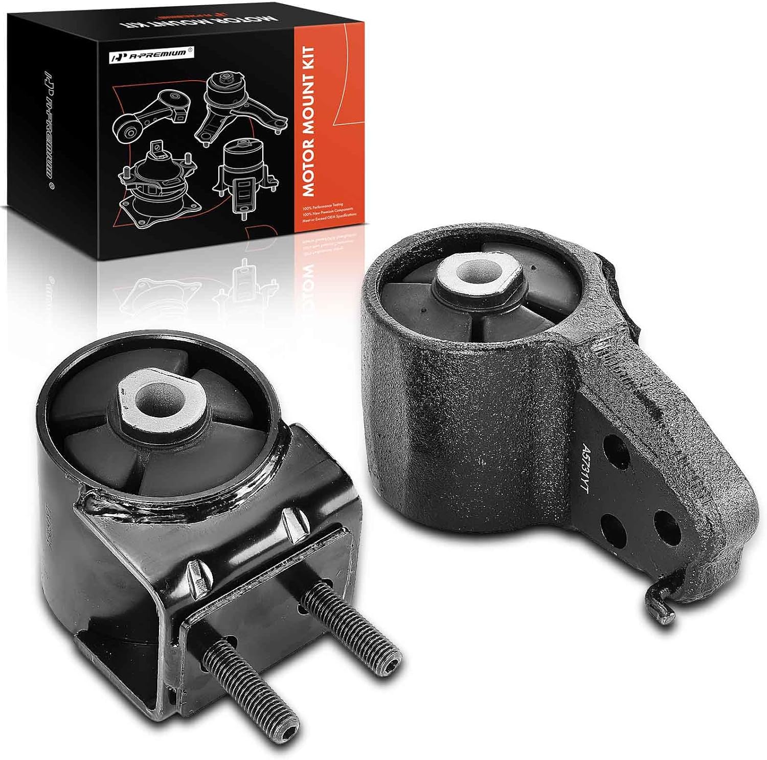 A-Premium Set of 2 Engine Motor Mount Kit Compatible with Ford F-150 F150 2009-2014, Expedition 2007-2014 & Lincoln Navigator 2007-2014, 4.6L 5.0L 5.4L, Front Left and Right Driver and Passenger Side