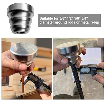 Ground Rod Driver Cap/Ground Post Driver/Rebar Driver Cap