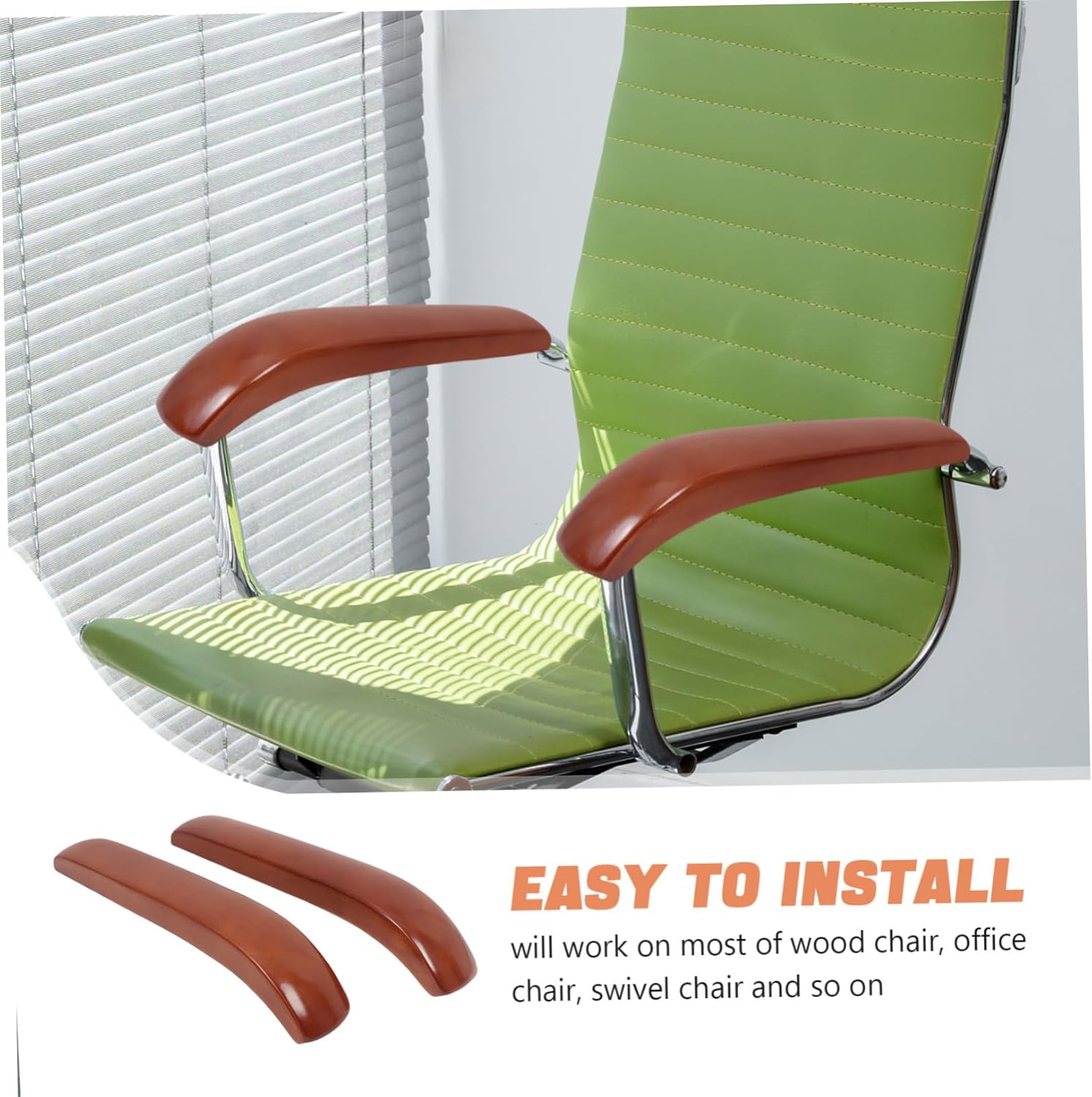 4pairs Armrest Pads for Office Chairs Solid Replacement Armrests Ergonomic Arm Pads for Comfort Use Practical Design for Pregnant Women and Seniors