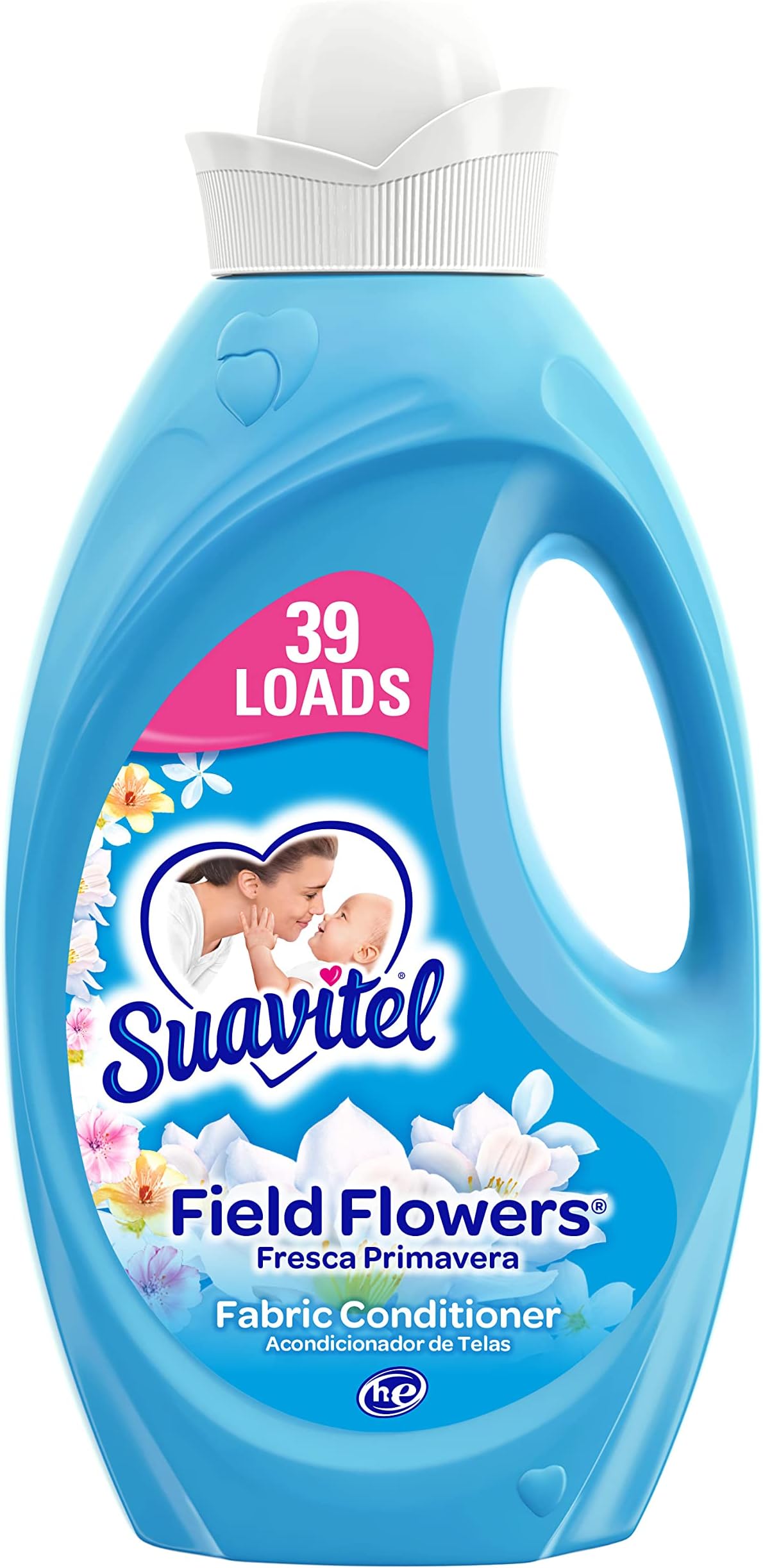 Suavitel Liquid Fabric Softener, Field Flowers, 46 oz