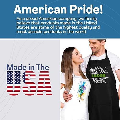 Miniatura 6 de Delantal con nombre personalizado para pintar y manualidades, delantal personalizado, regalo de calcetín de Navidad para niños y niñas