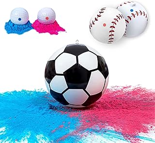 Bola De Futebol Reveladora De Gênero Com Pó, Bola De Futebol Reveladora De Gênero Com Pó Rosa Azul Para Chá De Bebê Menino Menina Bola De Futebol Reveladora De Gênero Para Bebê Revelação De Gênero