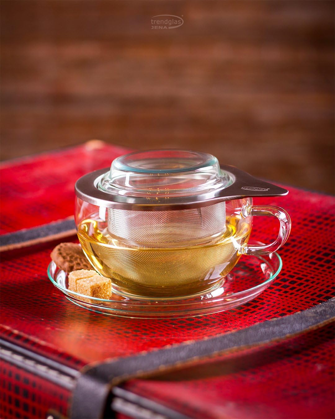 Trendglas Jena, Tazza da tè con Filtro in Acciaio