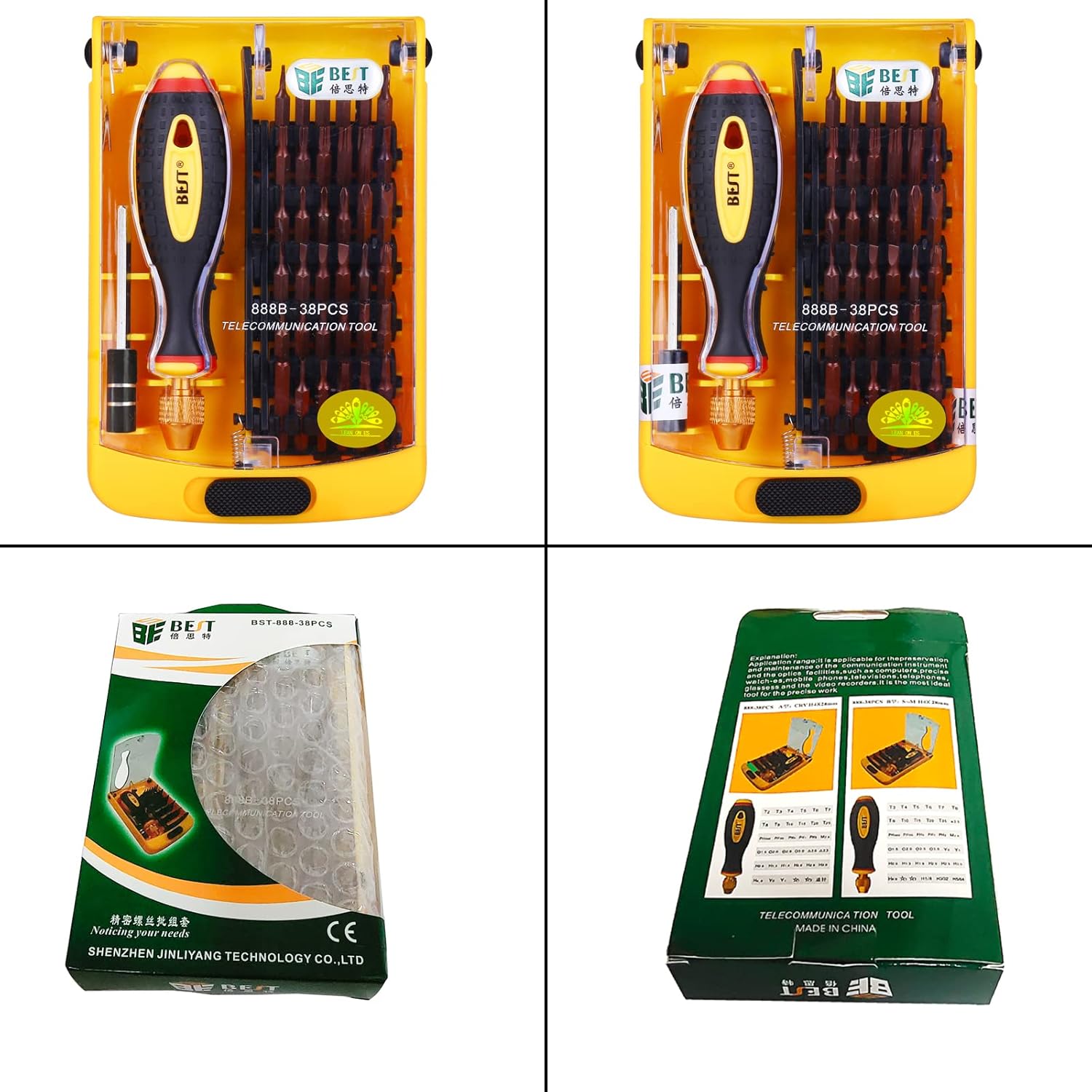 BST-888B Strong Magnetic Precision Screwdriver Set for Computer Laptop Repairing-LEAN ON US