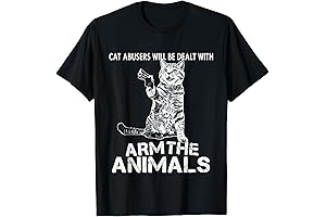 Arm The Animals: Essential T-Shirt for Cat Lovers
