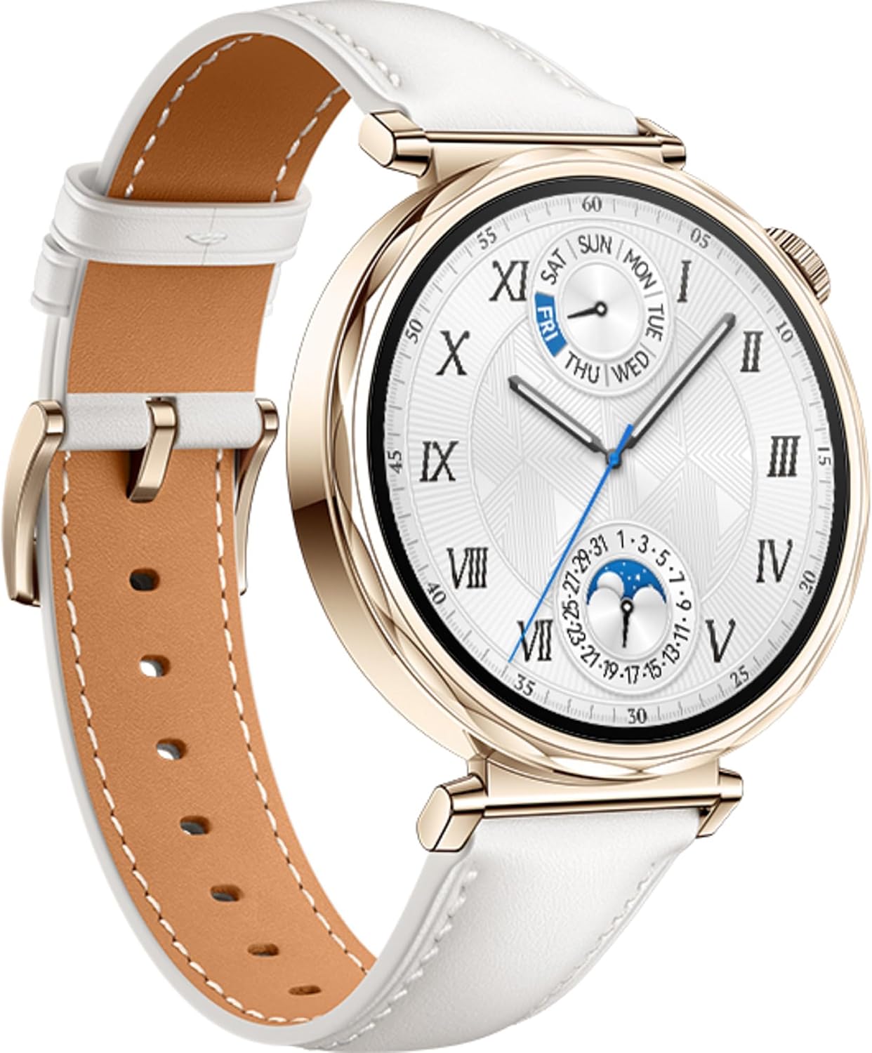 HUAWEI WATCH GT 5 Smartwatch dla mężczyzn i kobiet, czas pracy baterii do 7 dni, kompatybilny z systemem iOS i Android, zupełnie nowe sporty biegowe i rowerowe, śledzenie zdrowia, monitor aktywności,