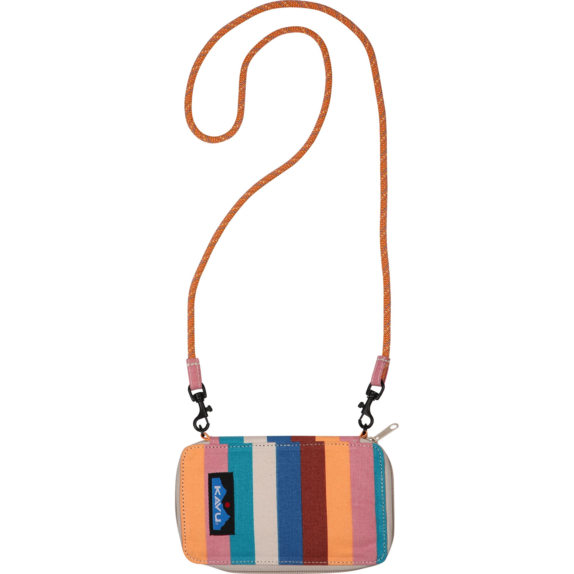 KAVU Go Time Bi-Fold Crossbody Wallet with Rope Strap