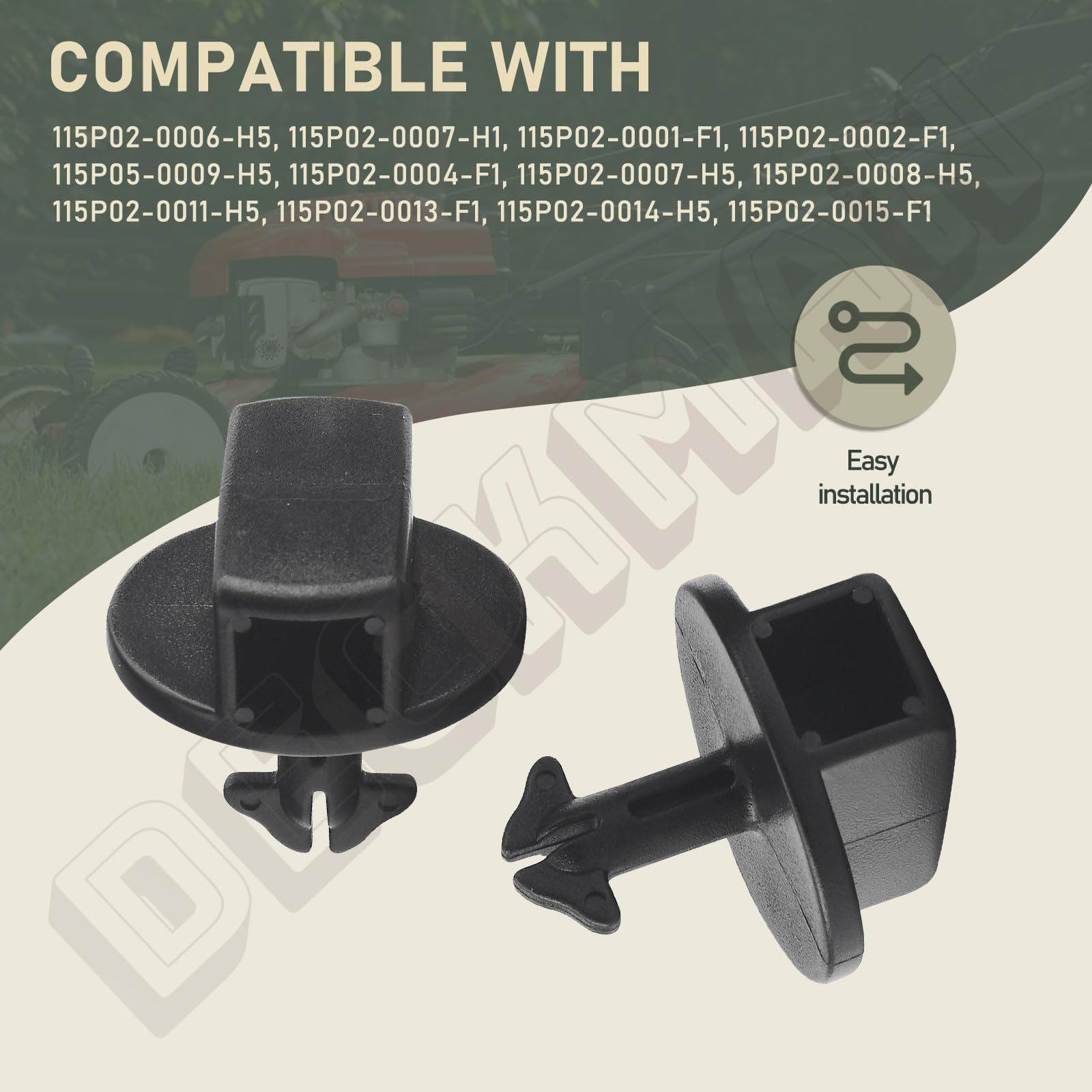 Carter Couvercle Filtre Air à Bouton Briggs Et Stratton - 597244 - Foto 2