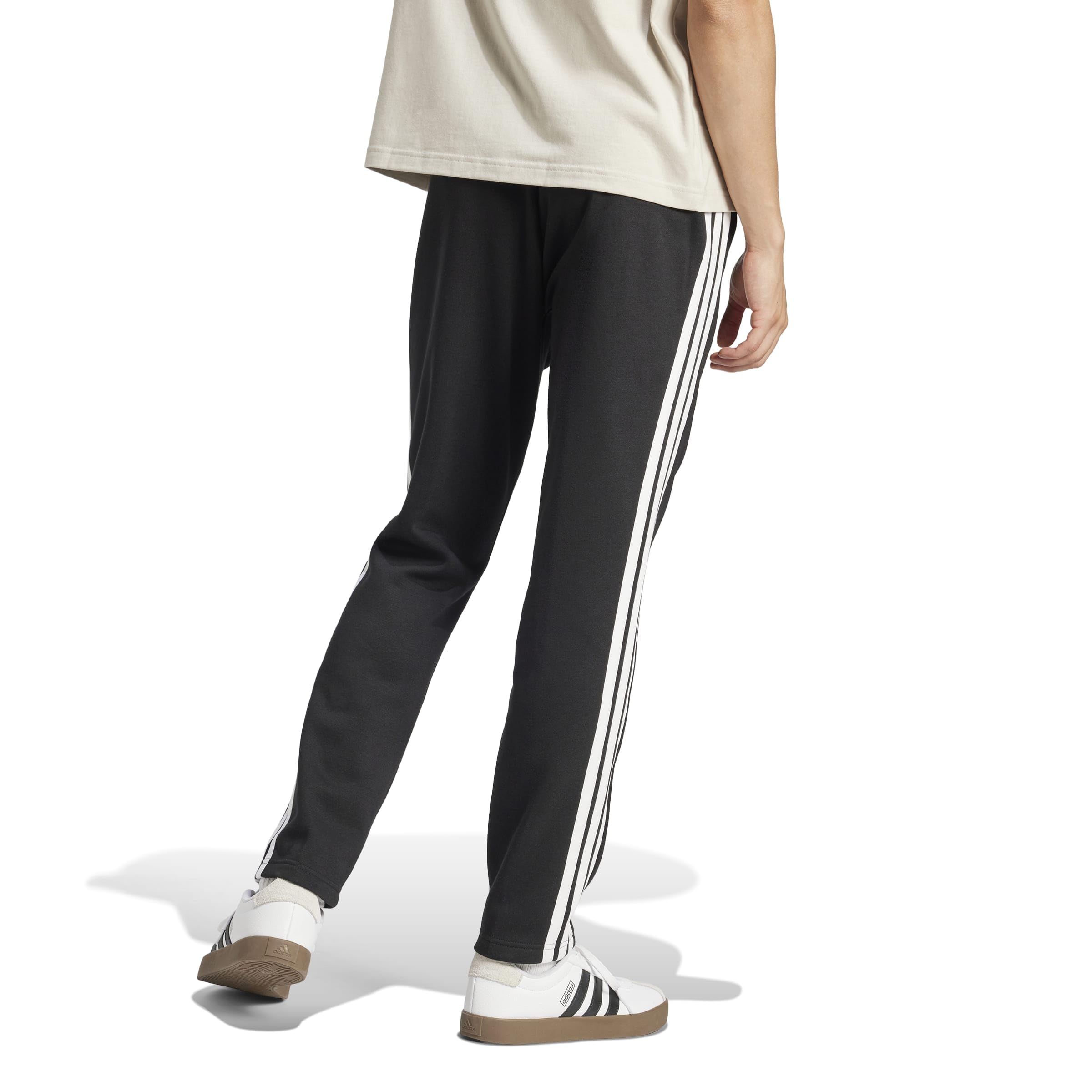 adidas Essentials 3-Stripes Fleece Open Hem Pants - Pantalones Hombre