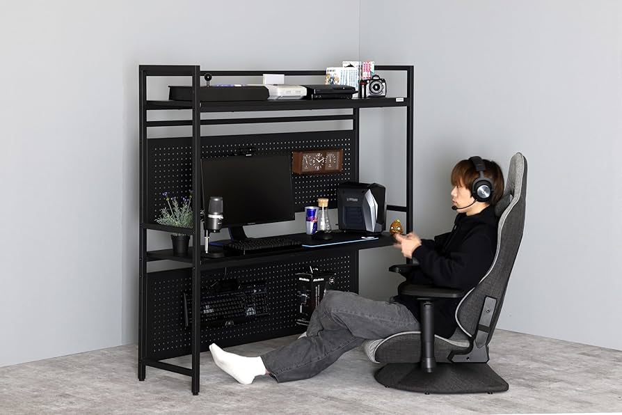 Amazon｜Contieaks(コンティークス) ゲーミングラック 幅140