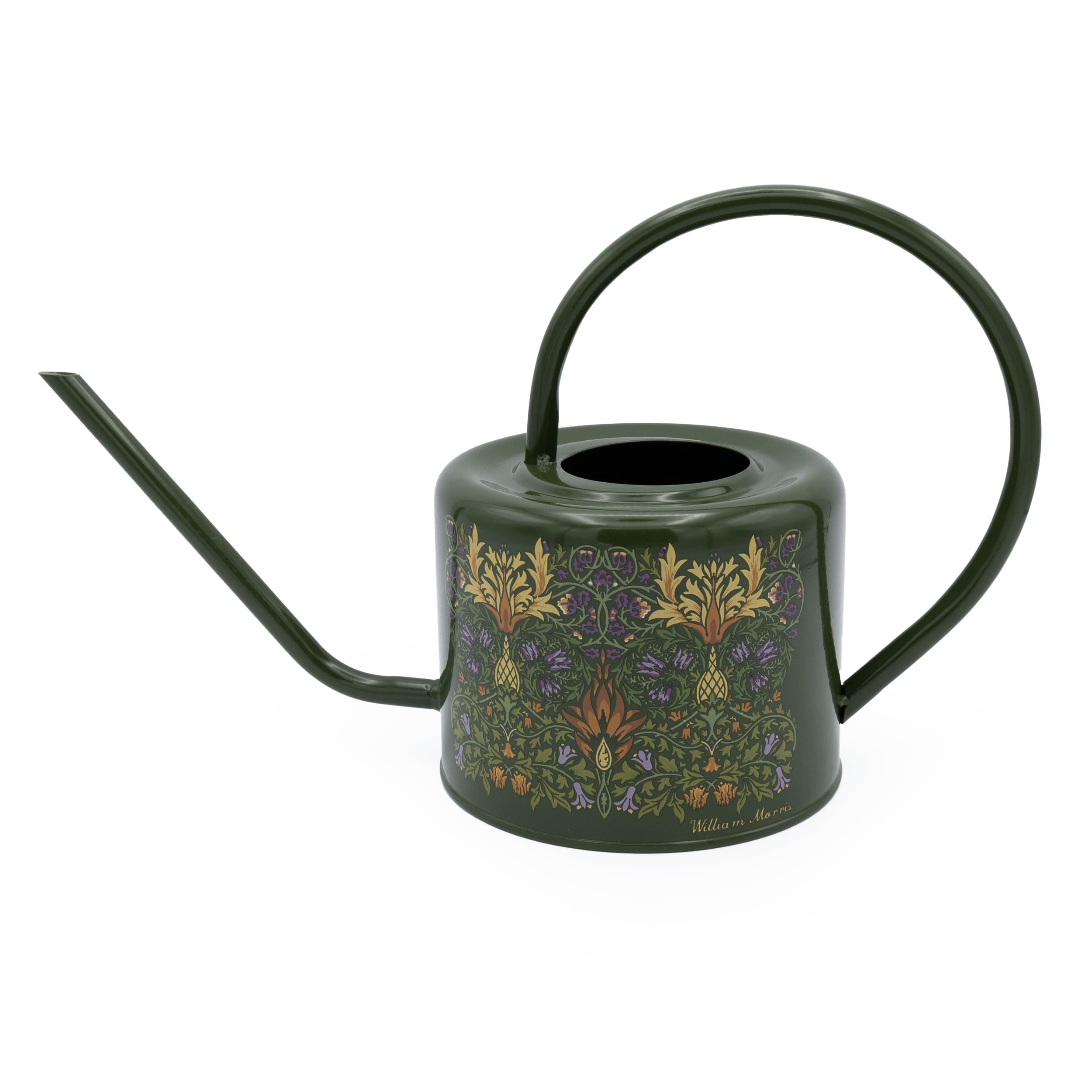 Robert Frederick William Morris Annaffiatoio In Acciaio Zincato 1,2L Con Motivo Testa Di Serpente - Design Floreale Vintage Per Interni/Esterni