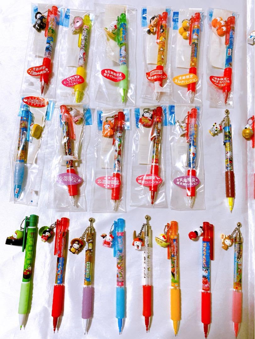 ご当地キティ　根付け　ボールペン　シャープペン　マグネット　まとめ売り ご当地キティ 根付け ボールペン シャープペン マグネット