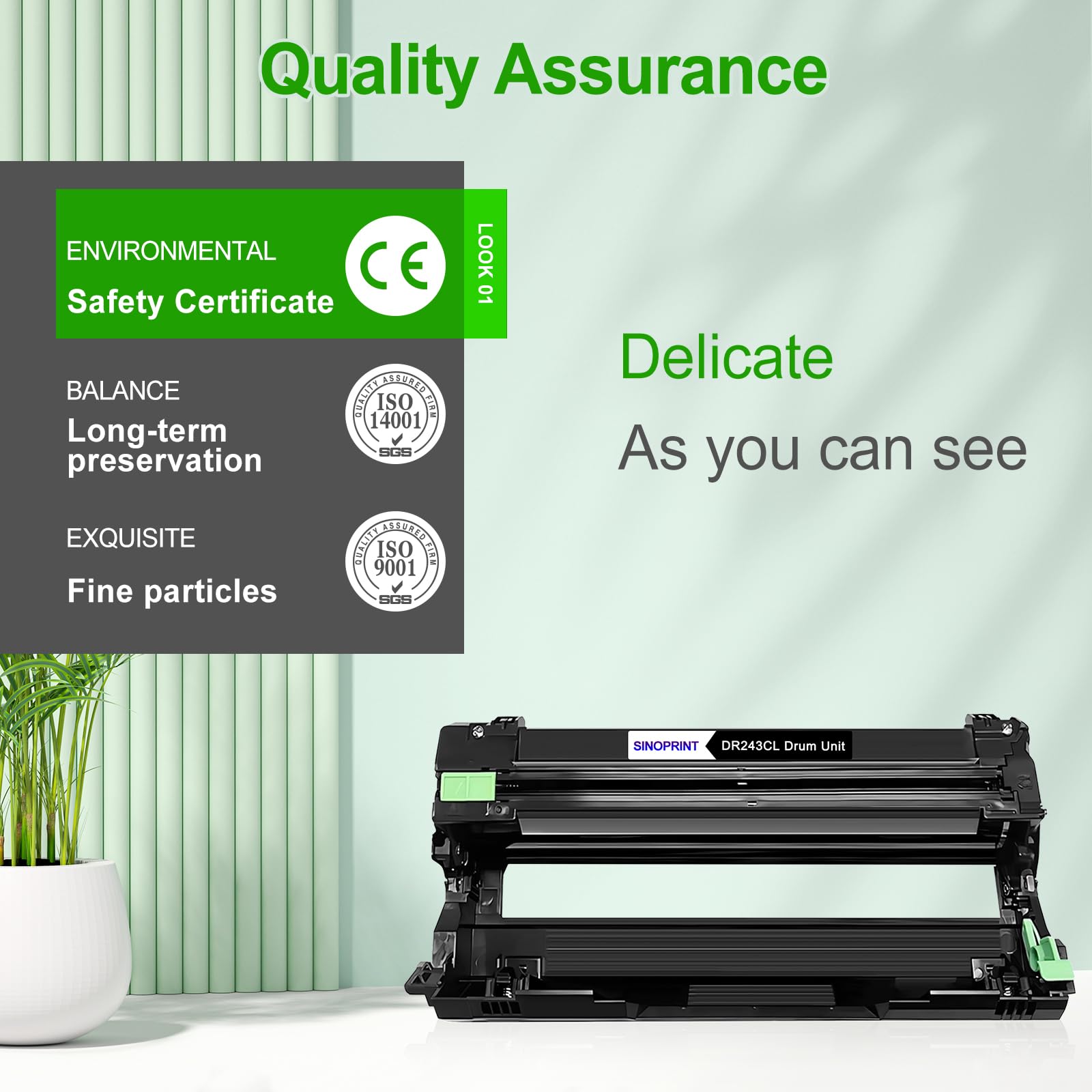 Tamburo DR243CL Per Stampanti Brother - Compatibile Con DCP-L3510CDW, MFC-L3770CDW, HL-L3210CW - 4 Pezzi - Foto 9