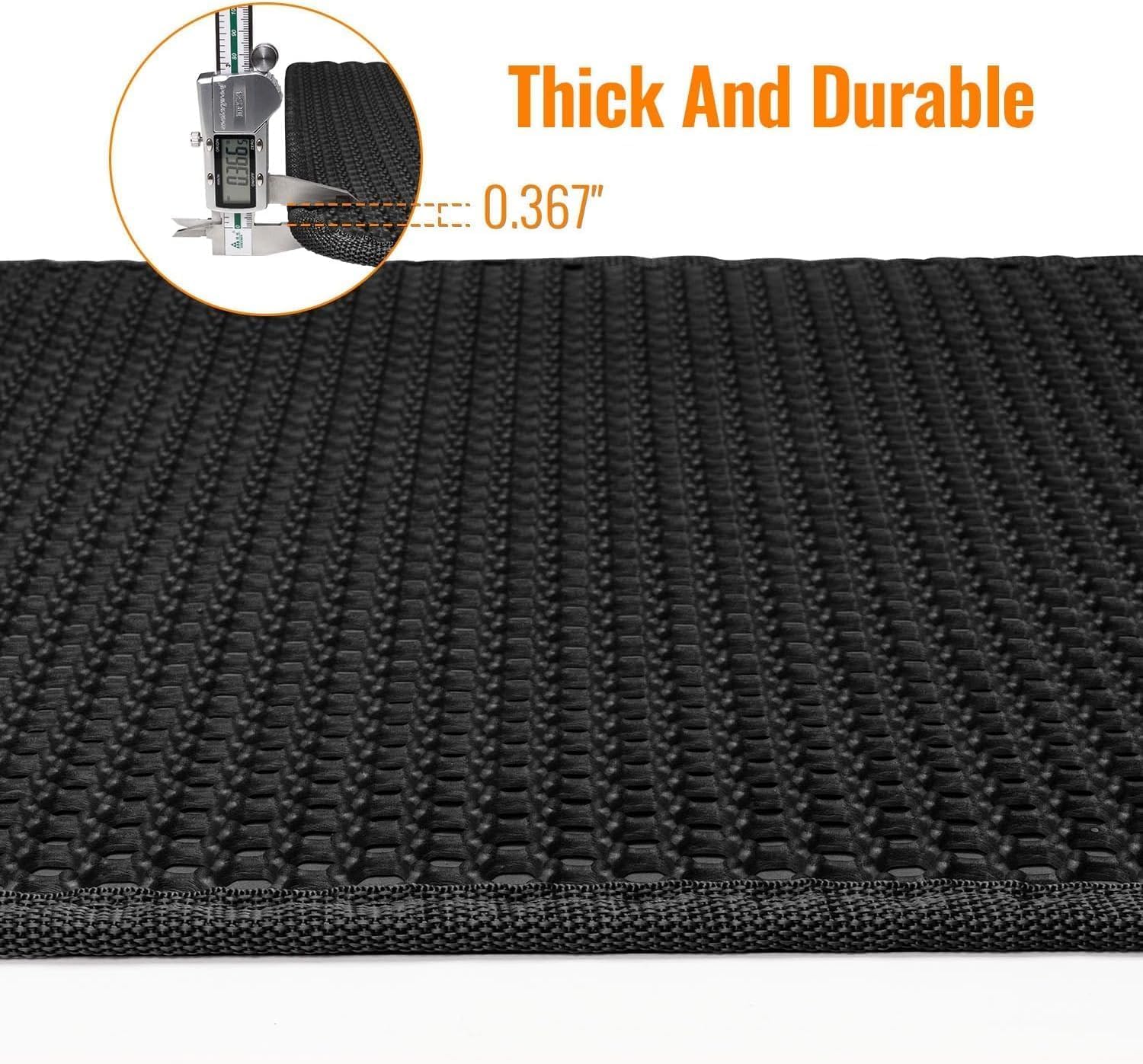 Cat Litter Mat Litter Box Mat for Kitty, EVA Honeycomb Double Layer Design, Urine & Waterproof Scatter Control, Less Waste, Easier To Clean,Non Slip (Grey 75 x 60cm) 2