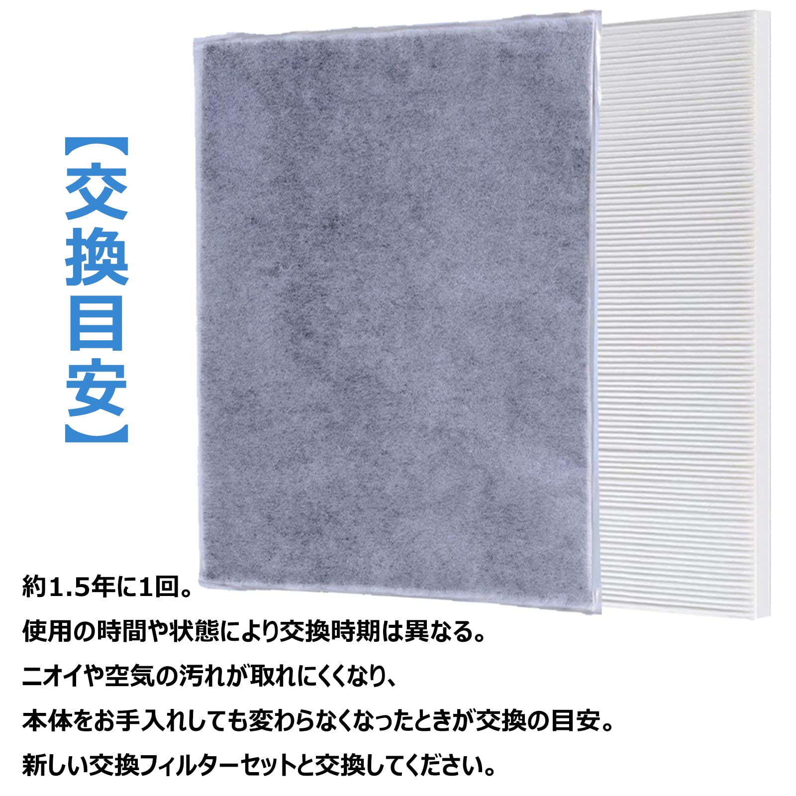 Amazon.co.jp: 交換用フィルターセット AC-FT06 空気清浄機用 集じん