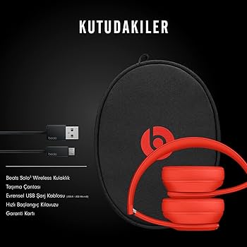 Beats Solo3 Wireless Headphones – (PRODUCT) RED : Amazon.co