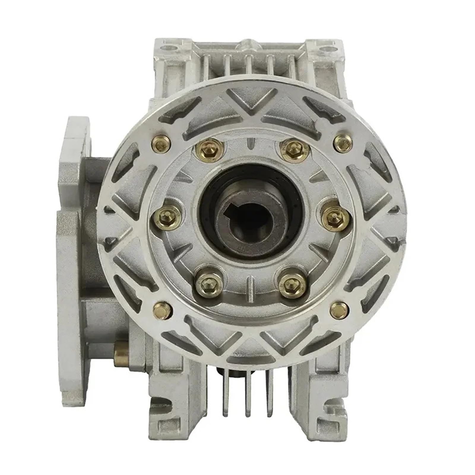 NMRV50 Schneckengetriebe, Übersetzungsverhältnis 5:1–100:1, 14/18/25 mm, Abtriebswelle, B5/B14-Flansch, 0,12–0,75 kW