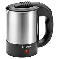 Bomann WKR 1162 CB Estate - Bollitore Acqua Piccolo Elettrico da Viaggio