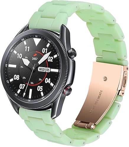 Correas compatibles con Galaxy Watch de 1.81 pulgadas Galaxy 3 de 1.772 pulgadas (1.772 in), 0.86 pulgadas (0.866 in), correa de resina colorida de