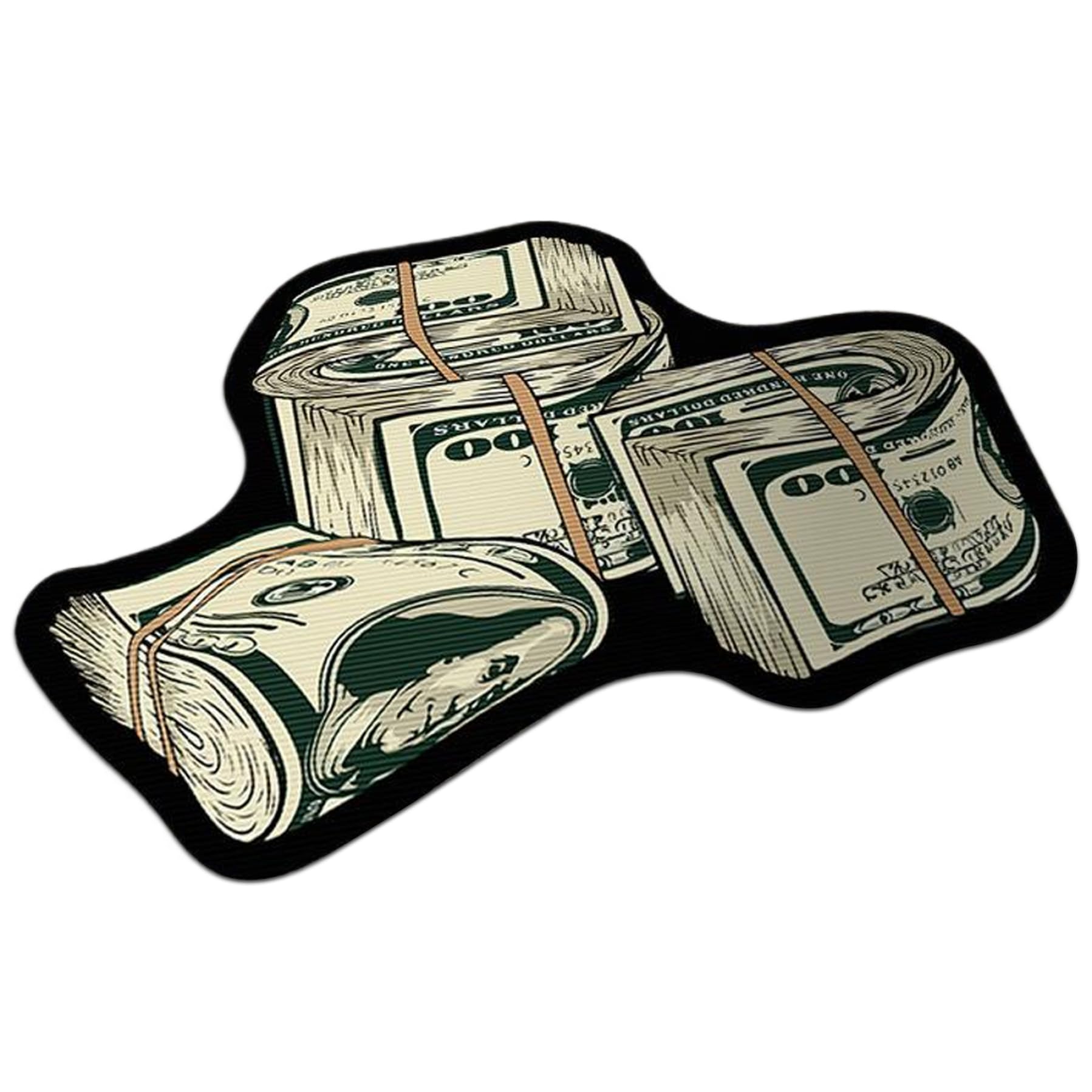 Tapis de forme irrégulière antidérapant velours 100 dollars anti-glisse