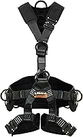 Fusion Tac Rescue Full Body Harness 23kN - Tactical EVA Padded Adjustable for Climbing, Rescue, Zipline & Heights