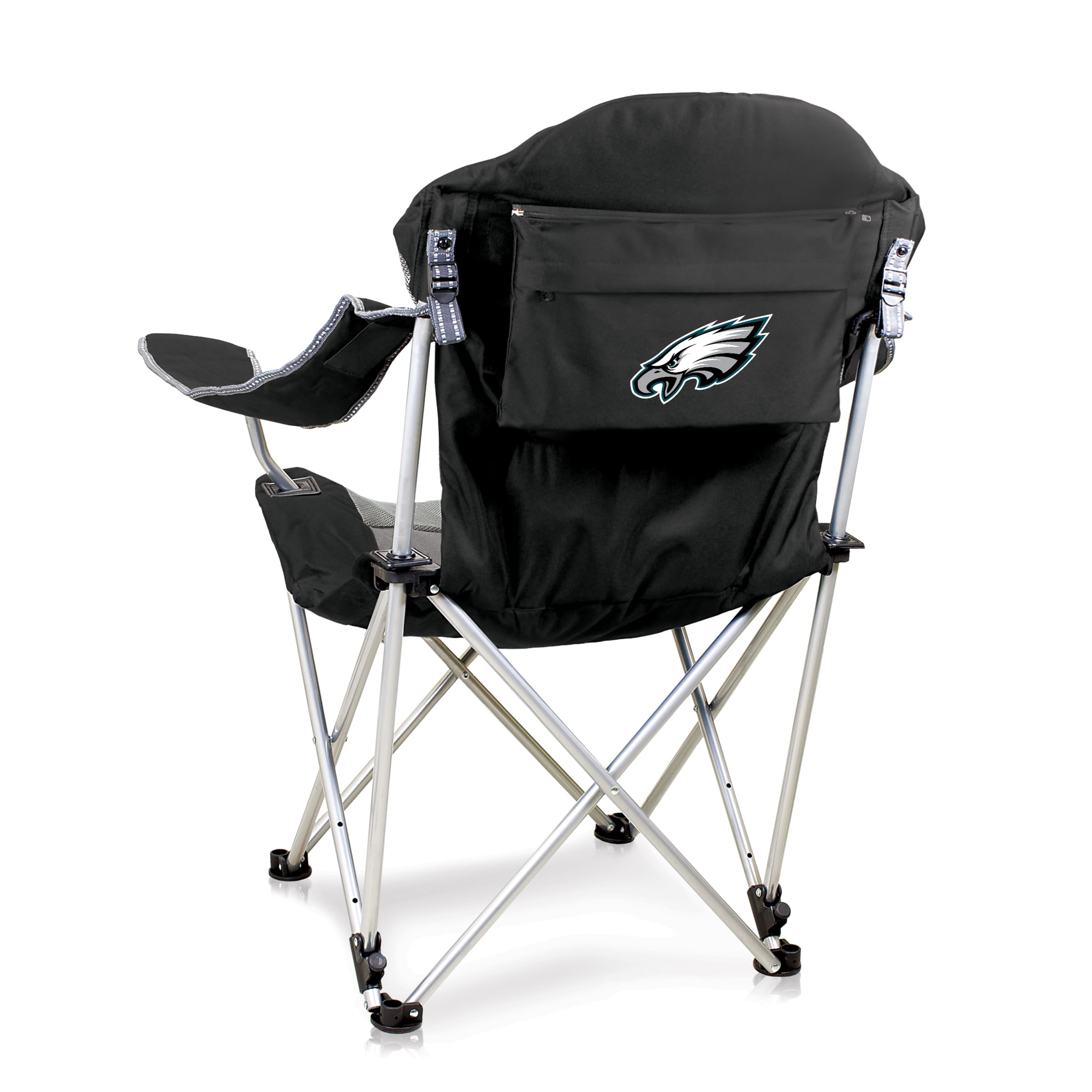 Picnic TIME NFL Unisex-Adult NFL Reclining Camp Chair, Beach Chair for Adults, Sports Chair with Carry Bag