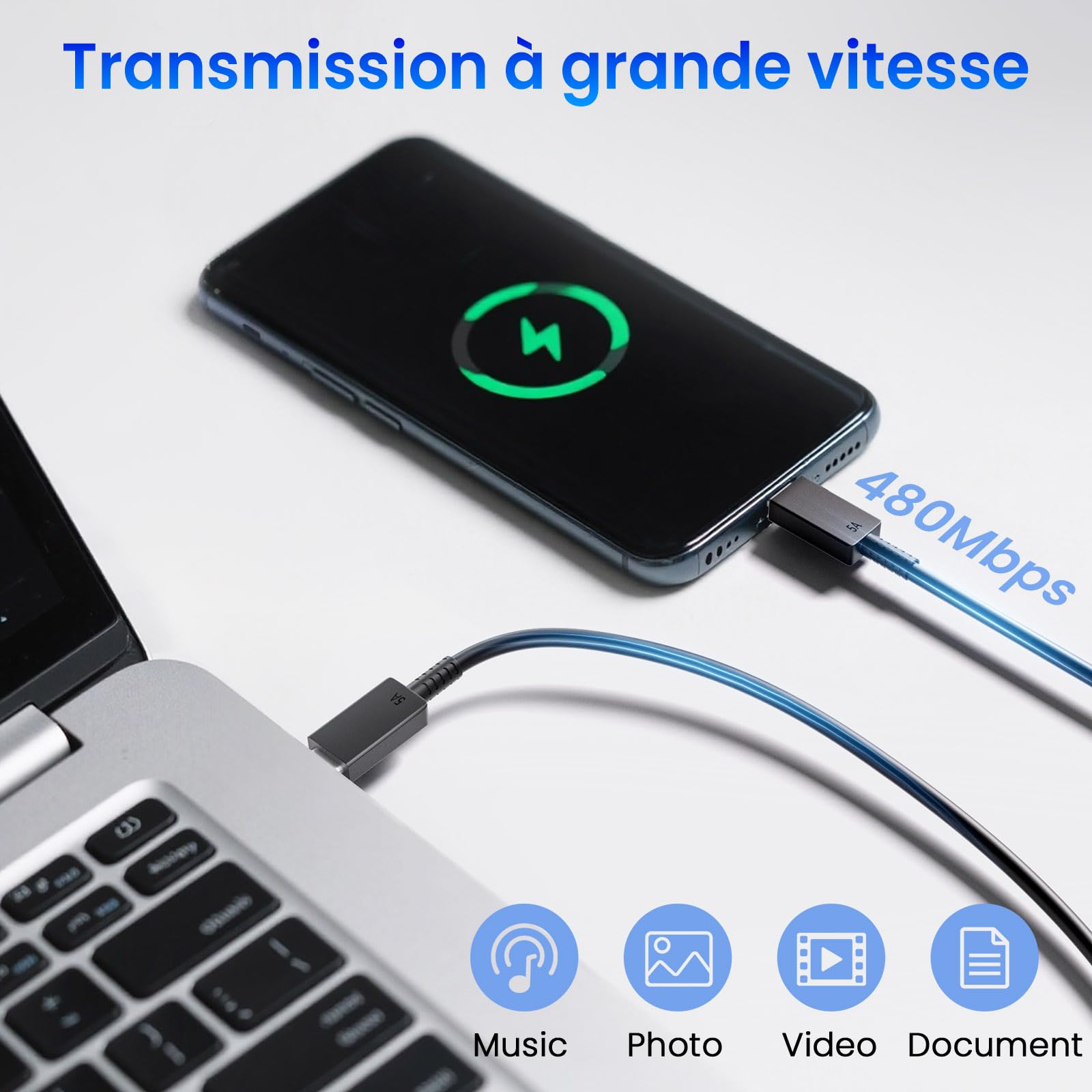 Caricabatterie 45W, Caricatore USB C Rapido per Samsung Galaxy S25 S24 S23 S23+ /S23 Ultra/S22/S21/S20/Note20/A73/A53/S10 con 1.5M Cavo, USB C Caricatore Tipo C Spina Ricarica Adattatore