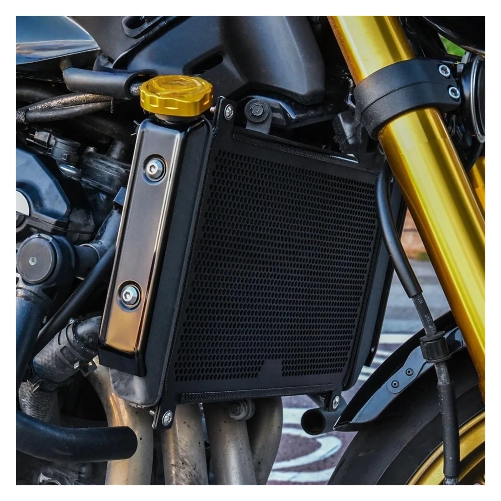 Motorrad Kühlerabdeckung Für Z900 Z900rs Kühlergrill Schutz Fit Grill Net Tank Abdeckung Zubehör