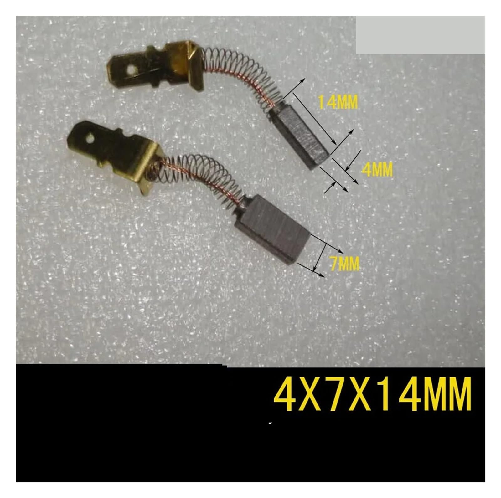 2 sztuki szczotki węglowej posuw drutu najważniejsze szczotki węglowe 14 x 7 x 4 mm