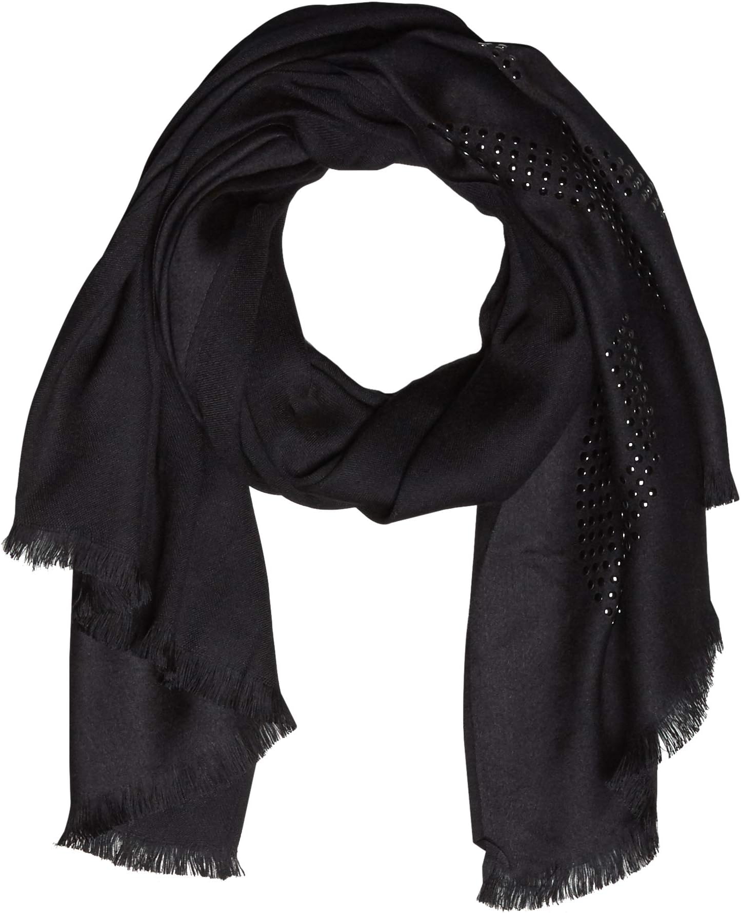 Calvin Klein womens Studded Logo Pashmina