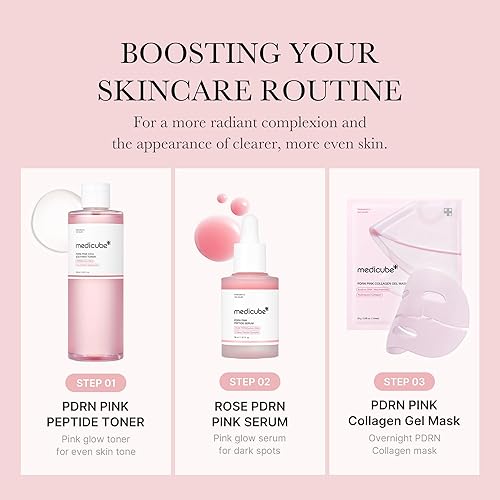 Miniatura 4 de medicube Salmon DNA PDRN Pink CICA Tónico Calmante I Tónico de Brillo Rosa para Impulsar, Calmar y Suavizar la Piel, Tono de Piel Irregular, Péptido