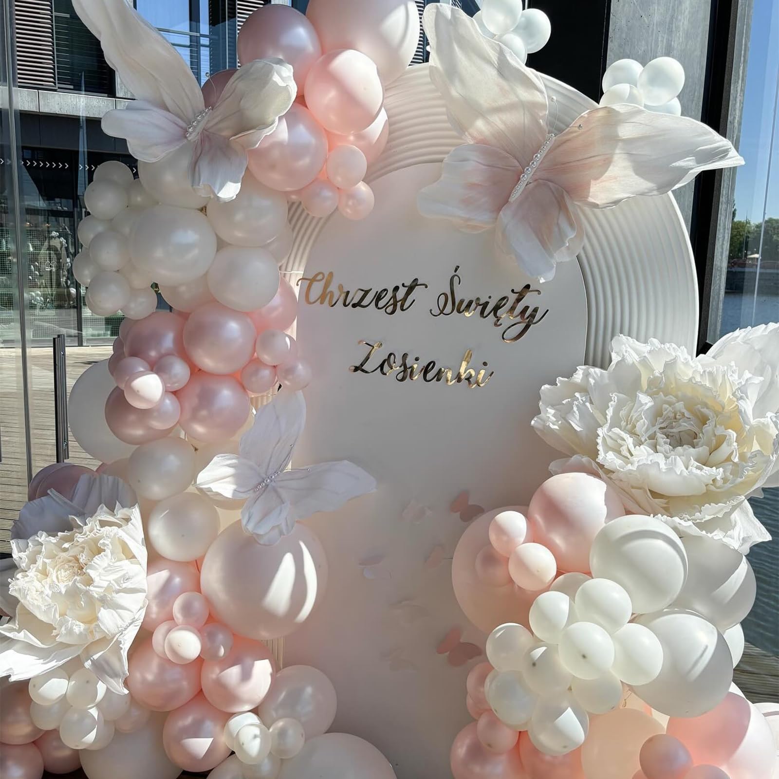 Różowe balony, 60 szt., jasne, perłowe, różowe i białe, lateksowe balony imprezowe, 30 cm, podwójne wypchane balony dla dziewcząt, księżniczki, ślub, urodziny, baby shower, dekoracje imprezowe