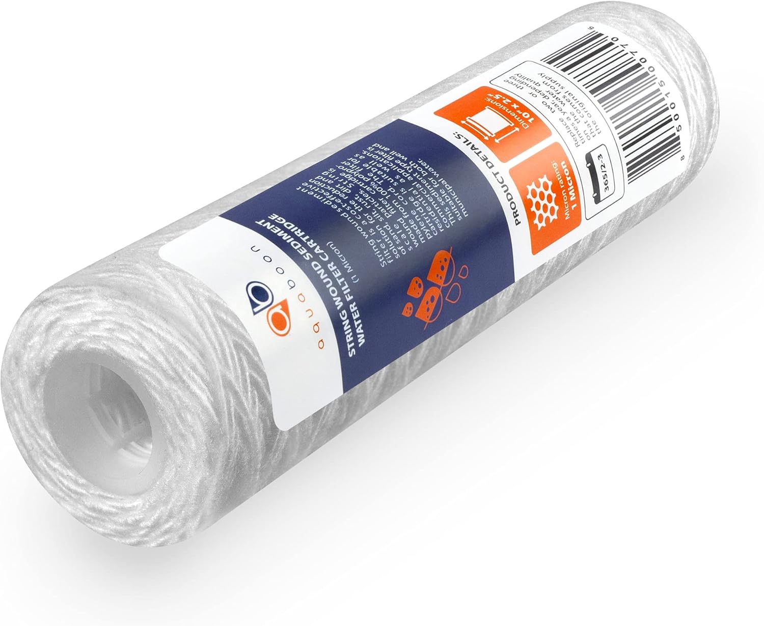 Frее Shірріng 🛒 Aquaboon 1 Micron 10 x 2.5 String Wound Sediment Water Filter Cartridge | Universal Replacement for Any 10 inch RO Unit | Compatible with WFPFC4002, CW-F, PFC4002, SWC-25-1001, SWF-25-1001, 6-Pack Authеntіс Crаzу Dеаlѕ Aquaboon 1 Micron 10 x 2.5 String Wound Sediment Water Filter Cartridge | Universal Replacement for Any 10 inch RO Unit | Compatible with WFPFC4002, CW-F, PFC4002, SWC-25-1001, SWF-25-1001, 6-Pack