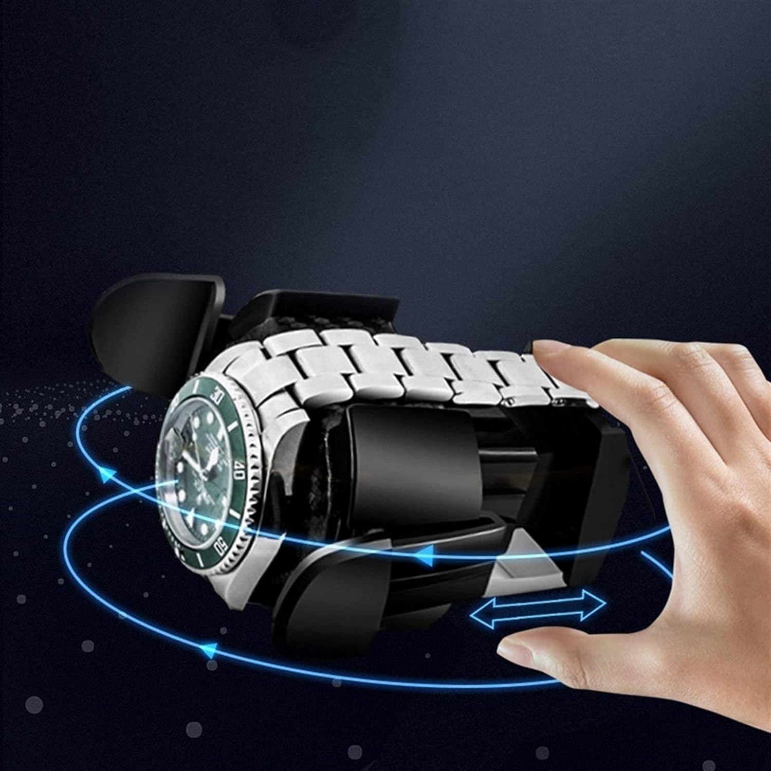 FENOKD Automatic Watch Winder Watch Winder Shaker Automatic Mechanical Watch Rotary Wedge Wobbler Elevation Meter Upper Chain Box Watch Box Watch BoxPresent