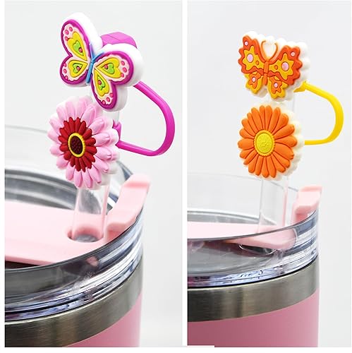 Miniatura 13 de Straw Cover Cap for Stanley Cup,Straw Topper Compatible for 30&40 Oz Tumbler with Handle,10mm 0.4in Dust-Proof Reusable Straw Tips Lids,Straw Tip