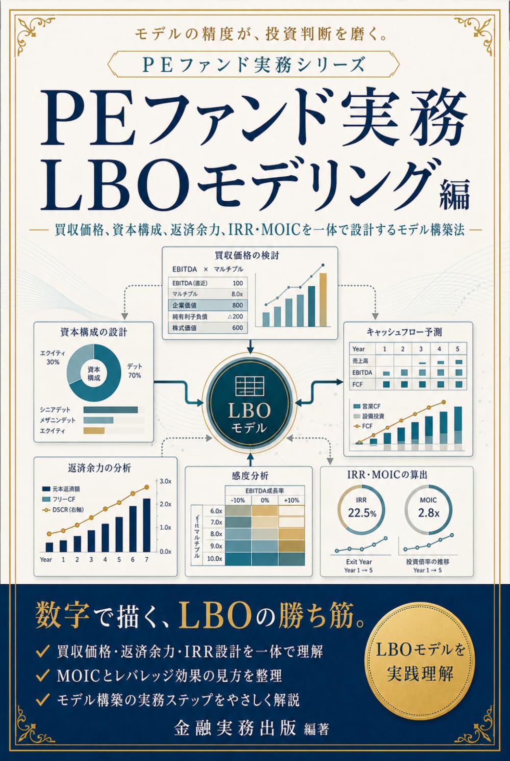 PEファンド実務 LBOモデリング編: 買収価格、資本構成、返済余力、IRR・MOICを一体で設計するモデル構築法 (PEファンド実務シリーズ)