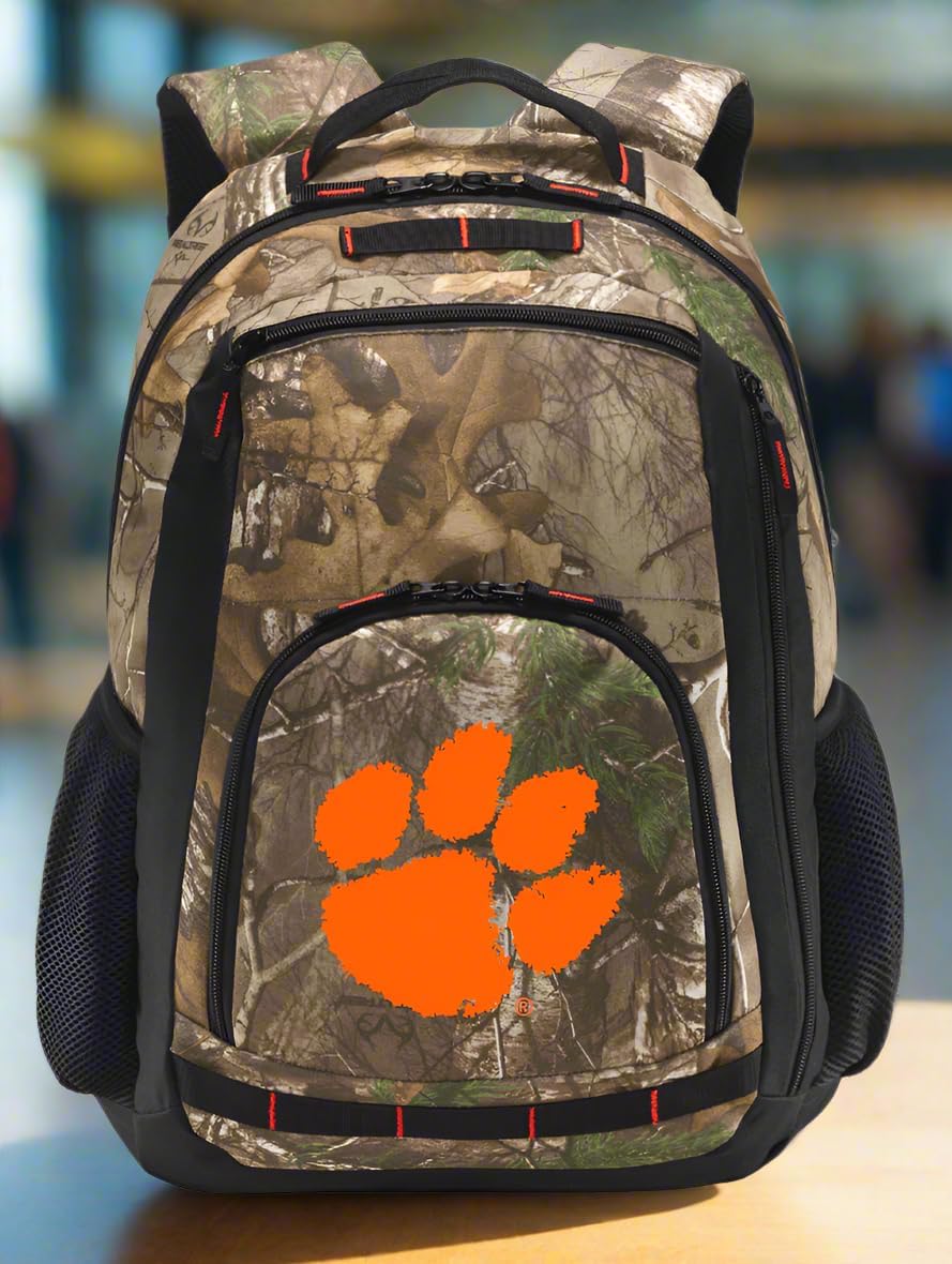 Broad Bay Clemson University Backpack Camo Clemson Tigers Backpacks - Laptop Section