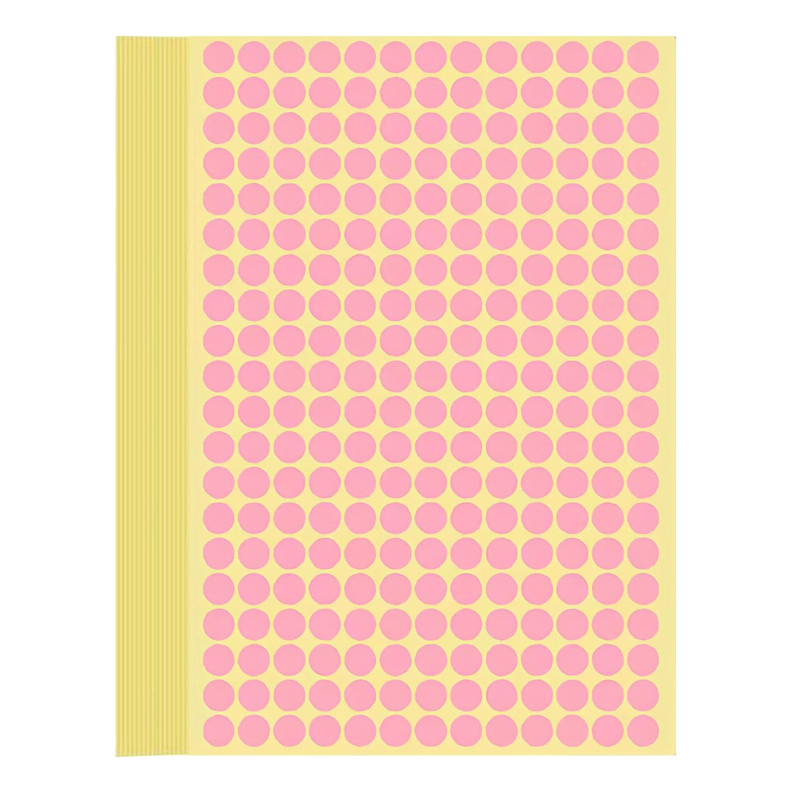 7800 PCS Pink Dot Stickers 8 mm Round Colour Coding Labels 0.3 inch Small Self-Adhesive Circle Stickers Removable Sticky Dots Price Labels for Home School Office Business Garage Yard Sale