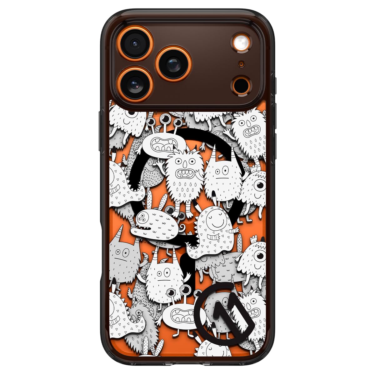 Spigen iPhone 17 Pro Max hoesje Ultra Hybrid MagFit [c11 Edition] [3D ruimtelijk effect door Hexa Layer-afdrukken] Compatibel met MagSafe- accessoires -Inkverse