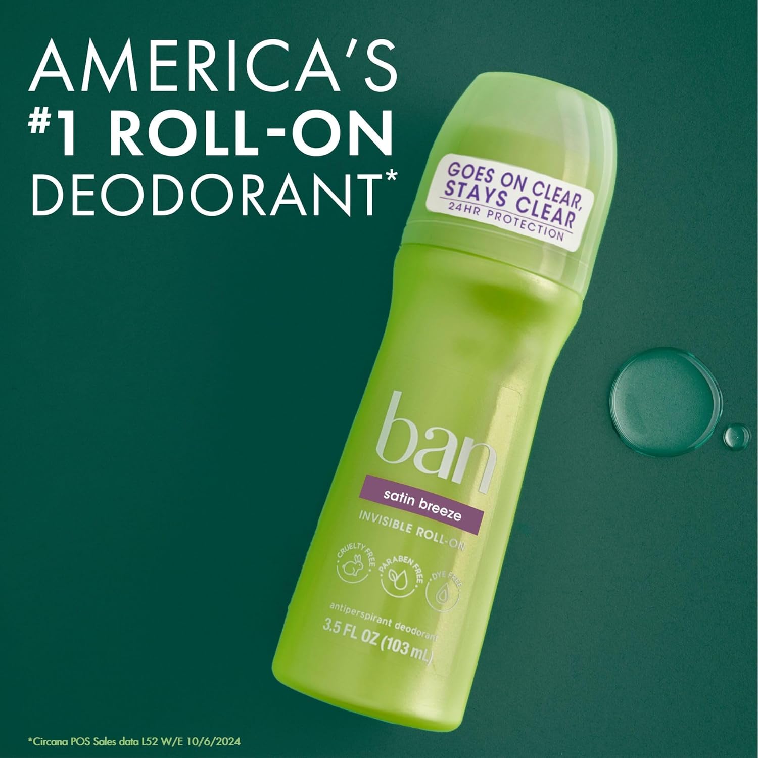 Ban Satin Breeze: 24-Hour Odor & Sweat Defense for All