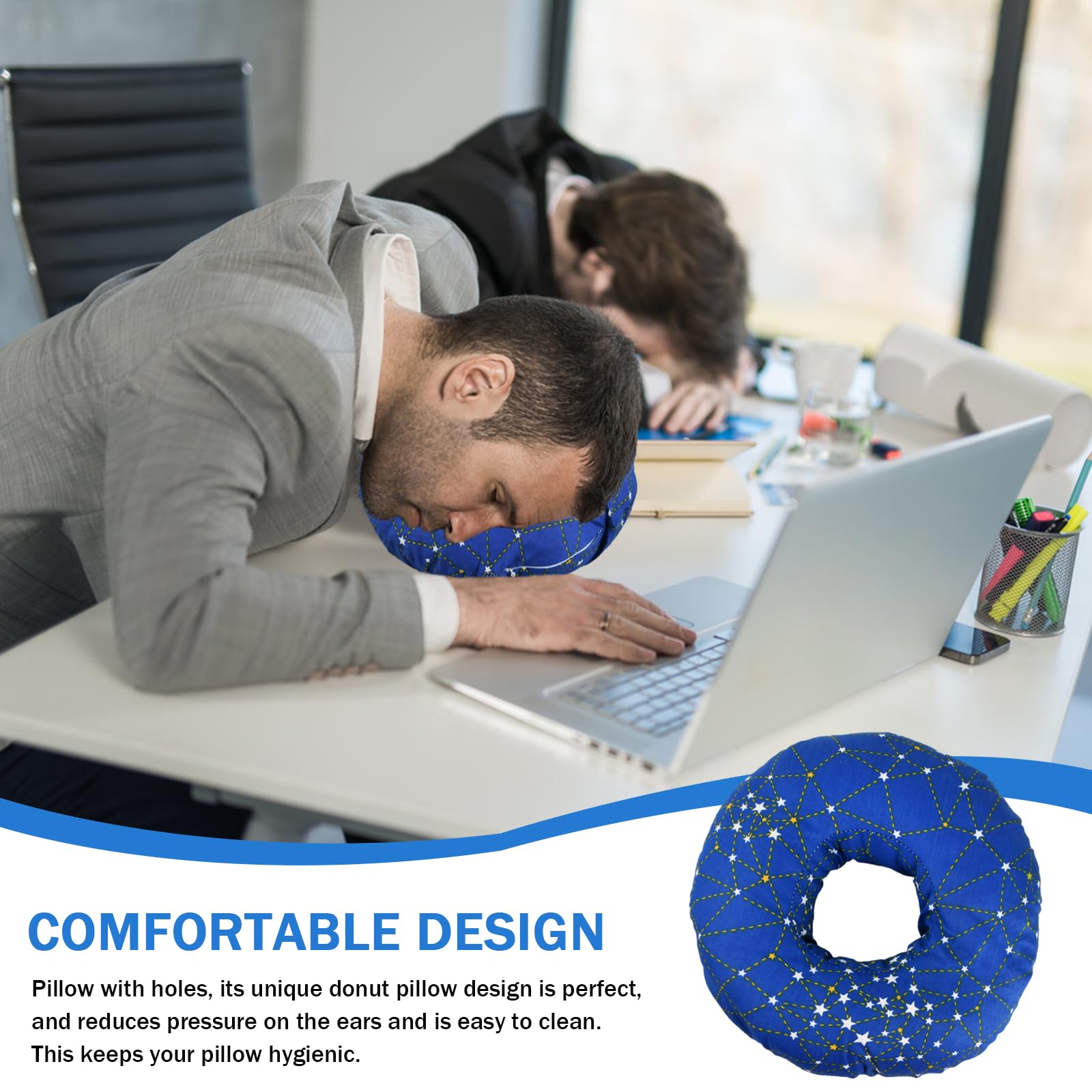 NAVESO Ohrpiercingkissen, 22,9 Cm Donut-Kissen Für Produktbild-Vorschau 4